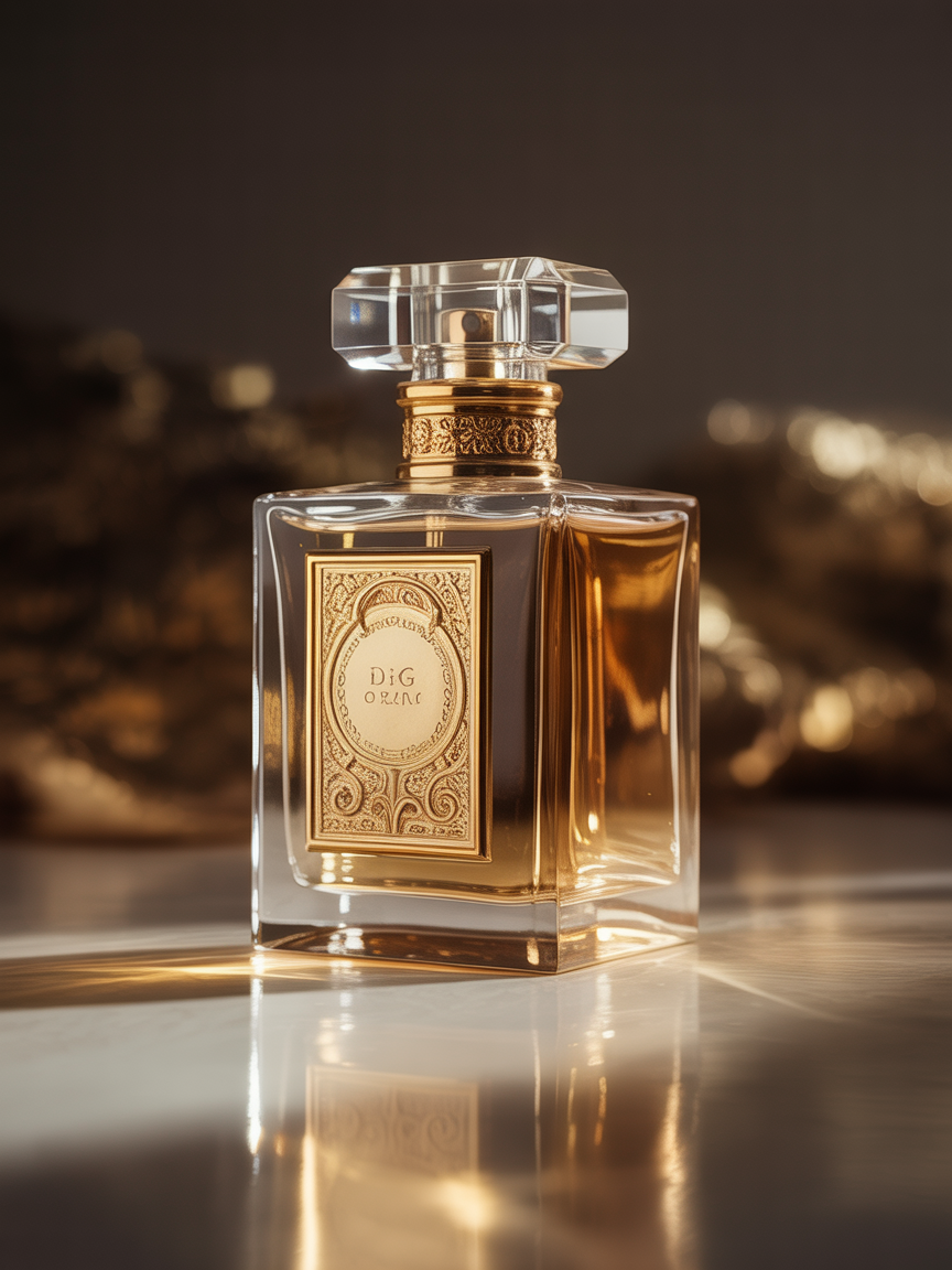 Luxury Perfume Bottle with Elegant Design