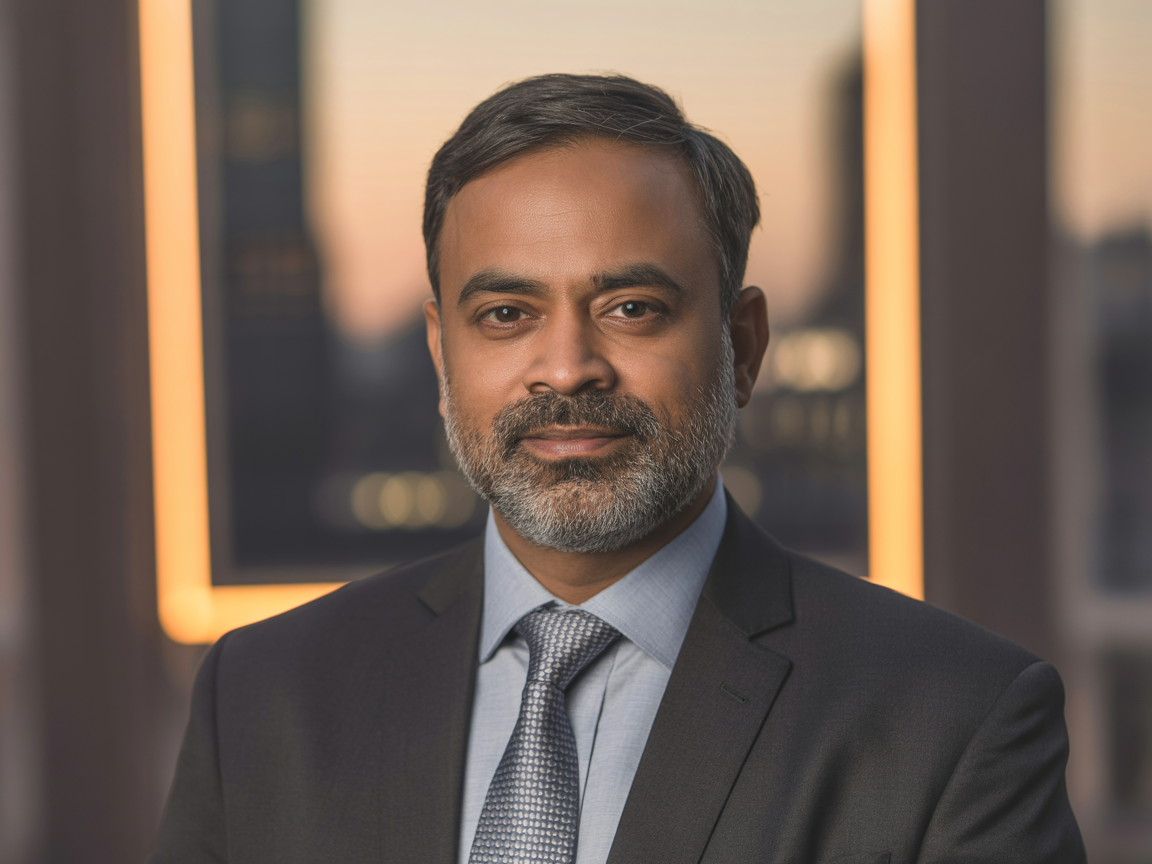 Confident Man in Formal Suit Portrait