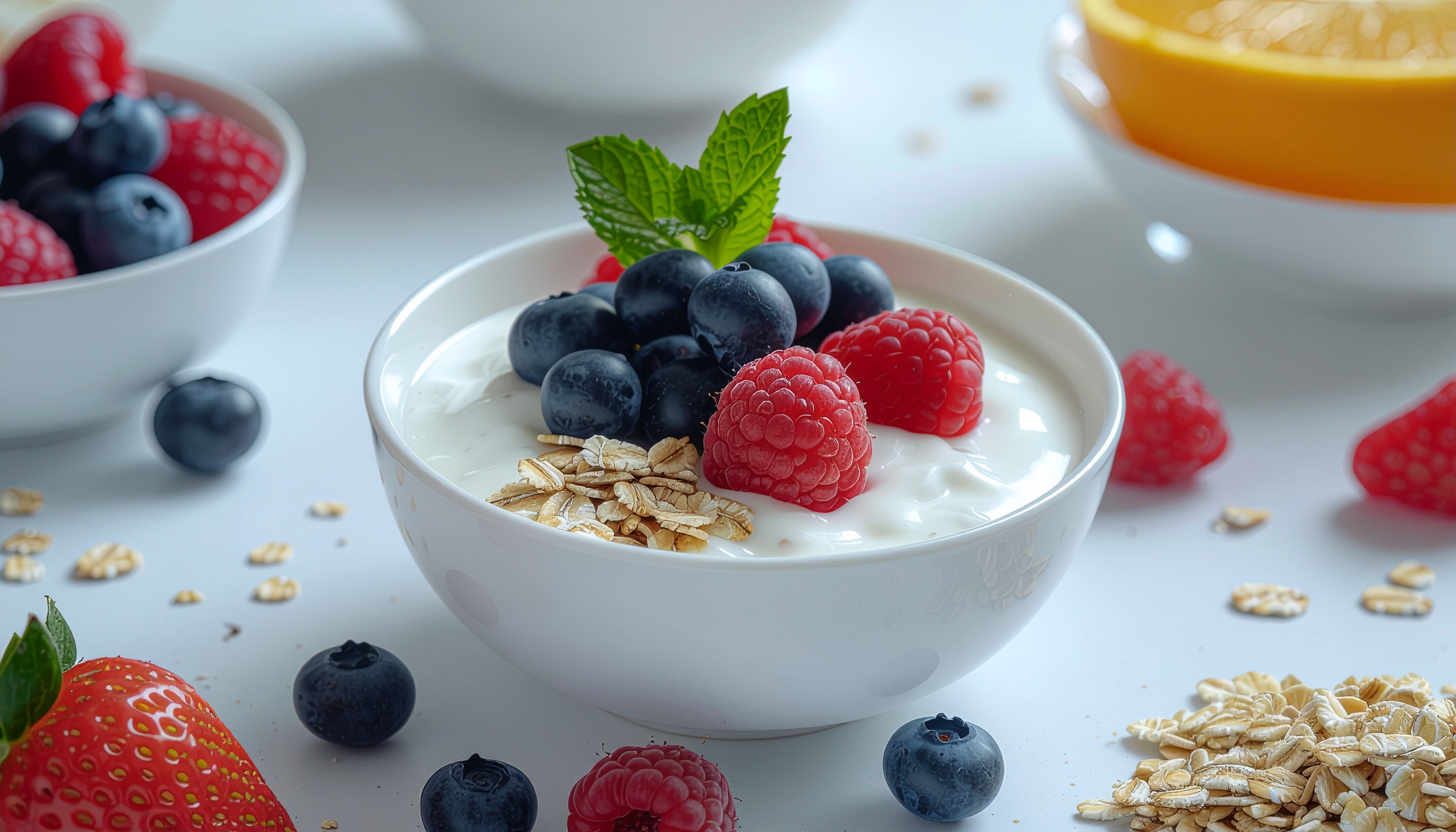 Creamy Yogurt Bowl with Fresh Berries