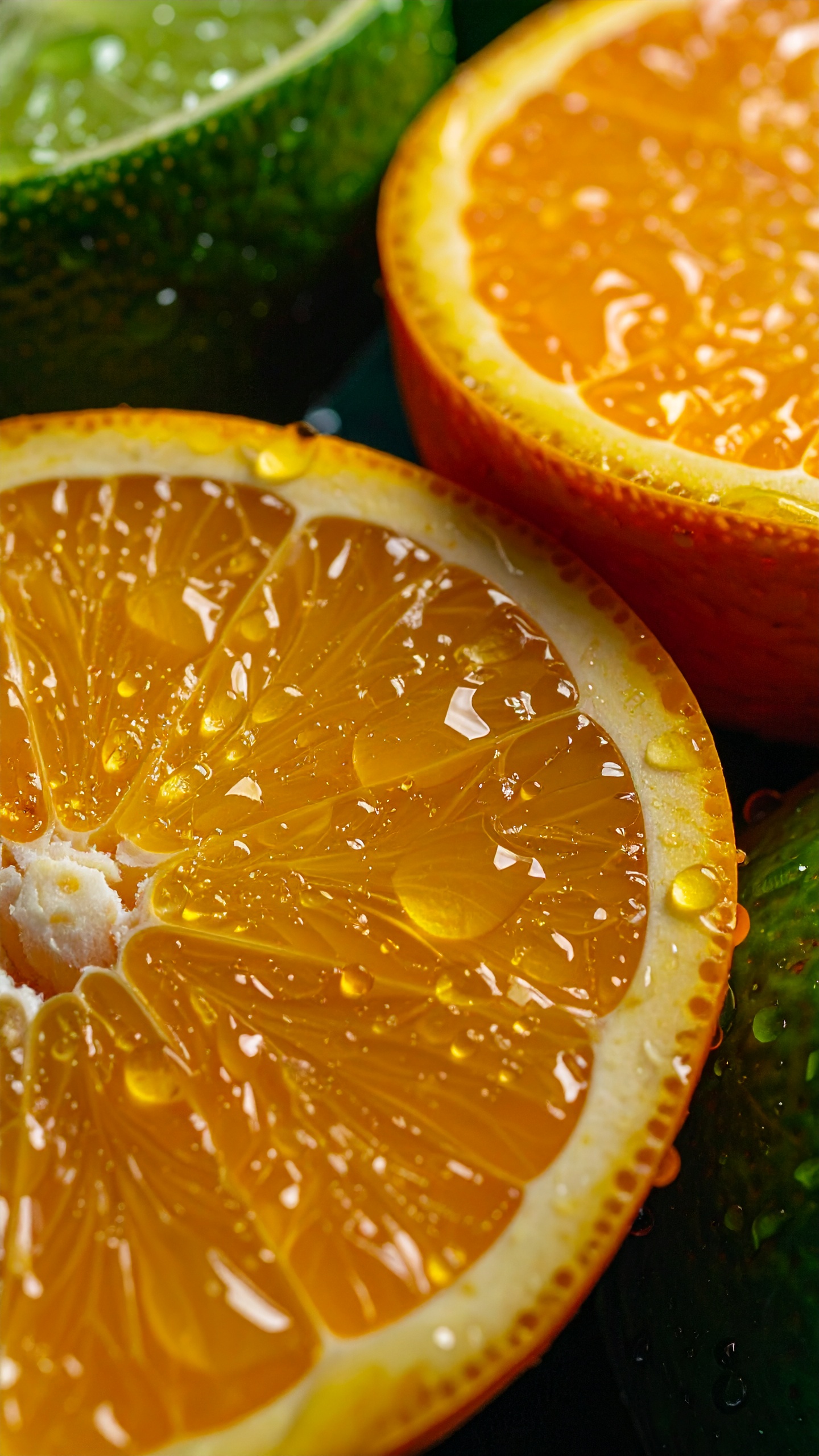 Fresh Citrus Slices Close-Up
