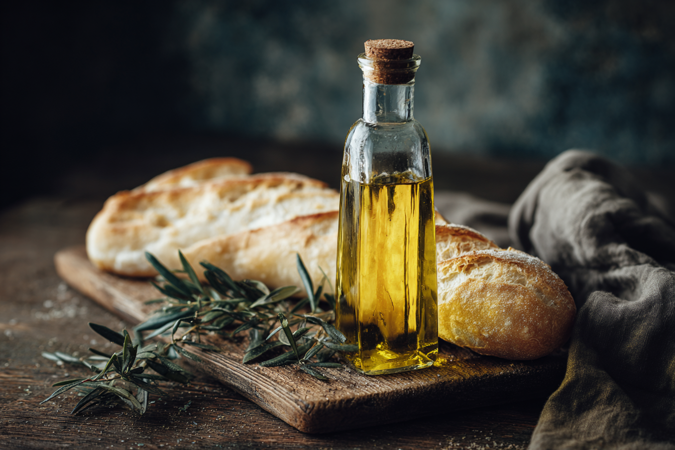 Crispy Bread Arrangement with Olive Oil